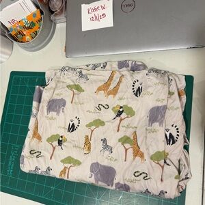 Little Sleepies Safari crib sheet